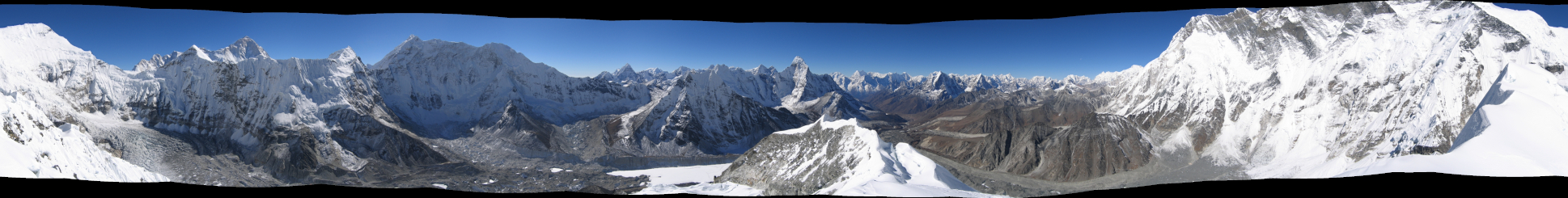 Blick vom Island Peak